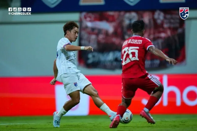 Phong độ thi đấu gần đây Thái Lan vs Singapore