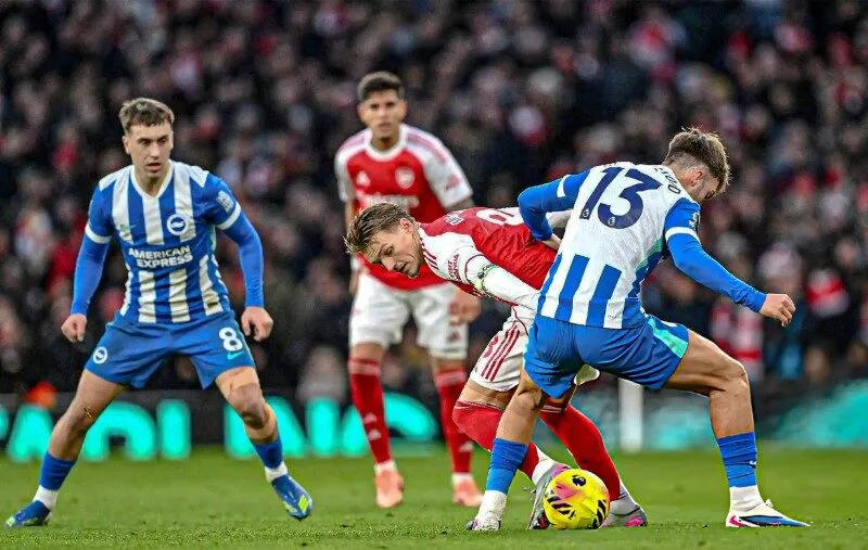 Phong độ thi đấu gần đây Brighton vs Arsenal